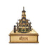 Ram Mandir Ayodhya Palm Size Replica | Pine Wood Crafted Spiritual Decor